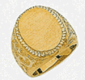 Engravable Mens Ring