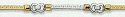 14k Imported Two Tone Bracelet