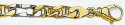 Fancy Two Tone Gold Link Bracelet