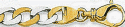 Fancy Two Tone Gold Link Bracelet