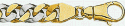 Fancy Two Tone Gold Link Bracelet