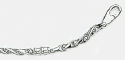 Mens Fancy White Gold Bracelet