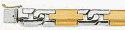 Mens Fancy Two Tone Gold Bracelet